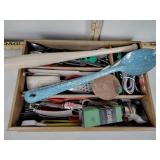 Kitchen utensils, drawer