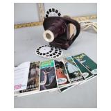 Electric viewmaster  junior projector, works, and