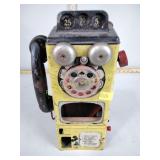 Walt Disney Mickey Mouse pay phone, tin, missing