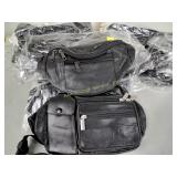 Leather fanny packs, approx (20)