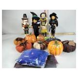 Fall and Halloween decor including  ceramic