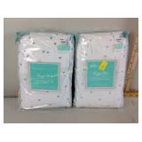 2 Regency Heights Lizzie Dots drapery panels -