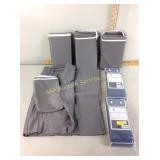 New stock 4 pairs of grey pillow cases & 2