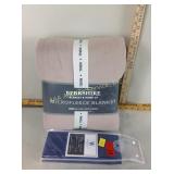 New stock Berkshire twin microfleece blanket &