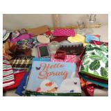 Flags, coin purses, place mats, holiday kitchen