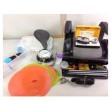 Punters shotgun cleaning kit, car seat, worn Vera