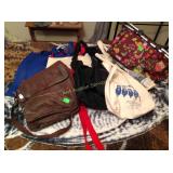 Canvas tote bags, basket