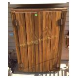 Cabinet and contents incl. charcoal,