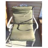 Patio chair and cushion