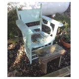 Victorian restraining chair from an asylum, small