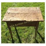 Worn primitive table