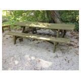 (2) Picnic tables, seat and cushions,