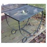 Wrought iron accent table