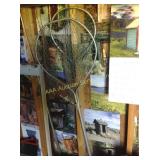 Minnow buckets, fishing nets