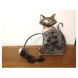 Metal cat fan