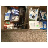 (2) Boxes of assorted light bulbs