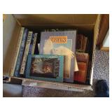 Bird and owl books, cookbooks, dictionaries