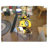 Retro smoking stand, green bay packers memorabilia