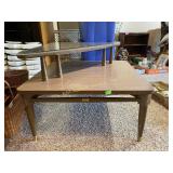 Mid Century two tiered end table