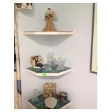 Angel figurines, decorative boxes