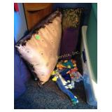 Peacock pillows,plush peacocks