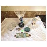 Foreign currency, Chinese bronze peacock ink box,