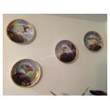 (4) Hamilton Collection John Pitcher eagle plates
