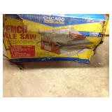 Chicago Electric 7" chrome plated bench top tile