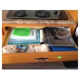 Cutting boards, baking sheets, oven mitts