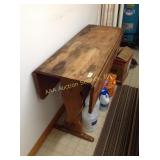 Drop leaf maple table stains