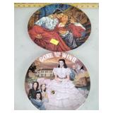 (2) Gone With The Wind collector plates