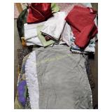 Large assortment of placemats and table linens