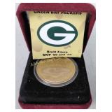 Brett Favre bronze coin