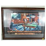 "The Big Stick" framed print