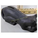 Cast-iron cat bank