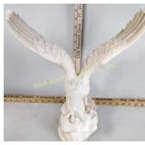 Resin eagle sculpture