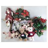 Christmas decor Including ornaments, wreathes and