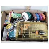 Electrical tape, outlet covers, power screwdriver