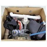 Lamp timers, Magnavox tuner, string, coasters,