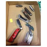 Pocket knives, including Frost cutlery,