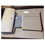 Boston 2612 paper cutter and HPdeskjet d4160
