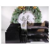 File organizers, Christmas wreath, Bell riding