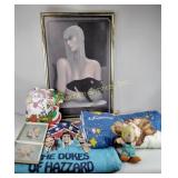 Vintage Dukes of Hazzard & Care Bears sleeping