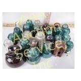 Glass and ceramic insulators