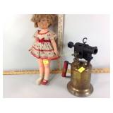 Shirley Temple doll, torch