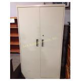 Metal utility cabinet 64.75" h x 36" w x 18" d