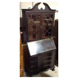 Drop front secretary - surface and finish wear.