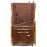 Hamilton Art Deco liquor cabinet - surface and