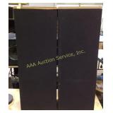 KLH model T312D speakers. Dimensions of each: 43"