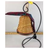 Longaberger hanging basket & metal stand